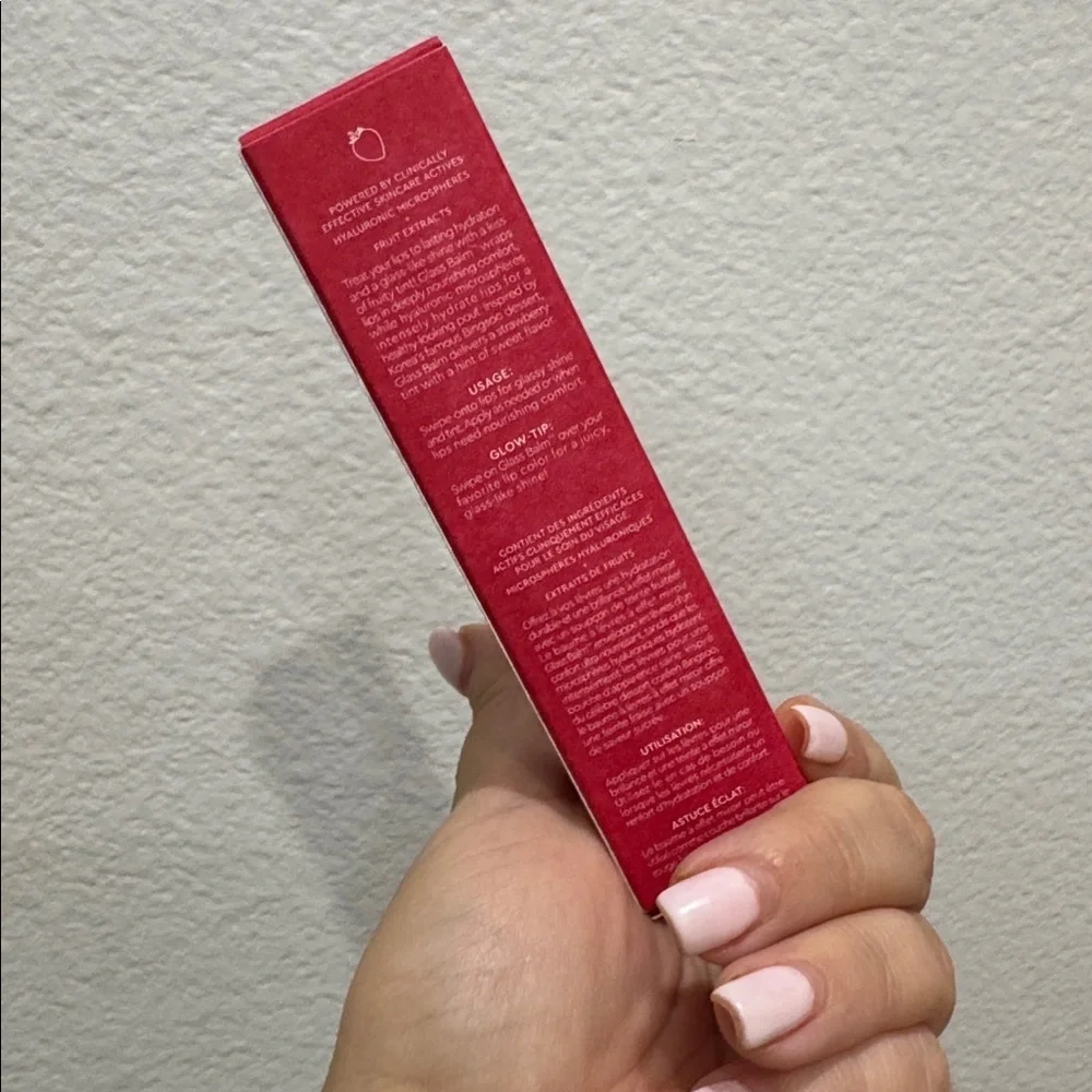 NEW Glow Recipe Glass Balm Lip Treatment ‘Strawberry Bingsoo’